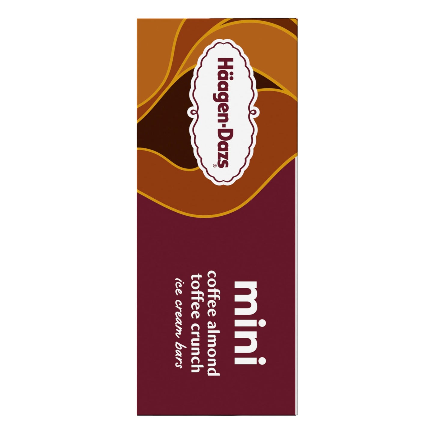 Haagen-Dazs Coffee Almond Crunch Snack Size Ice Cream Bars, 6Count (Frozen)
