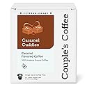 Couple's Coffee Caramel Coffee K-Cups | Gives Back to Military Families | Caramel Cuddles | Gourmet Flavored Ground Coffee with Rich Carmel Flavors |