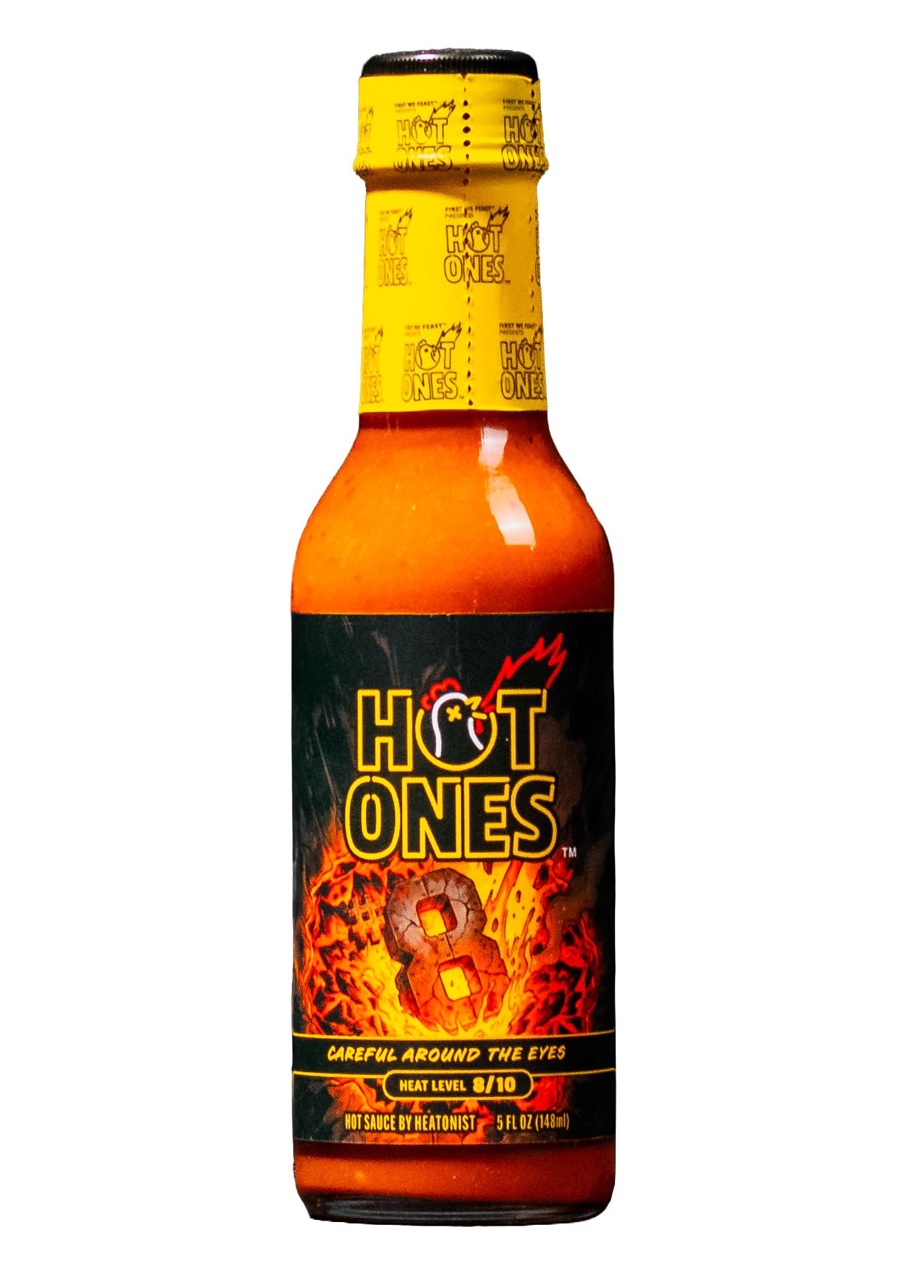 Hot Ones #8 Hot Sauce Made With Natural Ingredients 5 fl oz Bottle (1-Pack)
