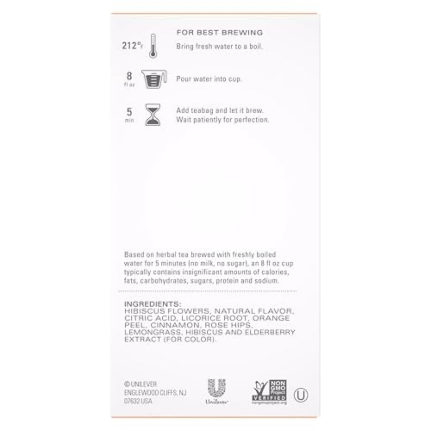 TAZO Passion Herbal Tea Bags, Iced or Hot, Caffeine-Free, 120 Total Tea Bags (20ct - Pack of 6)