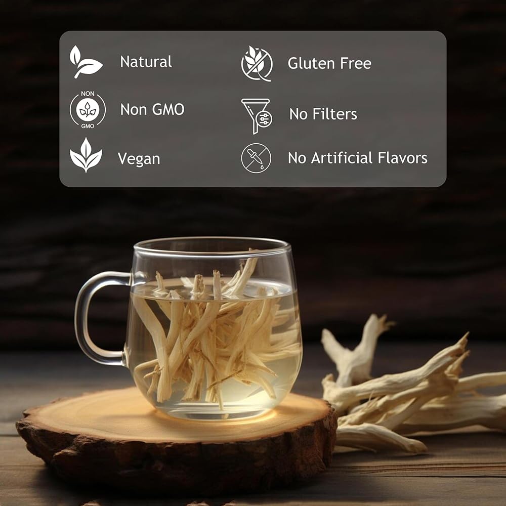 Shatavari root Tea Cut 100 g | Cut & Sifted for Herbal Tea | Organic Asparagus Racemosus from India| Premium Naturally Dried Shatavari root (Shatavri