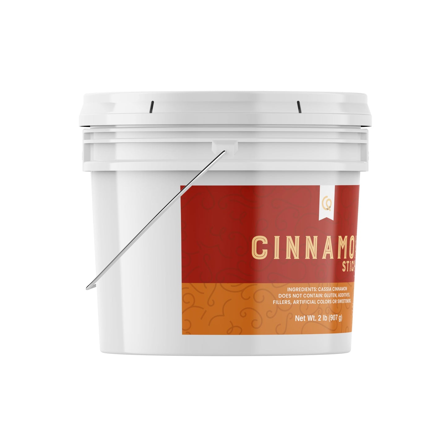 Quality Producer Direct Cinnamon Sticks, 1 Gallon, 3” Length, Gluten-Free, Preservative-Free, BPA-Free Reusable Bucket