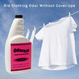 ODOREZE Natural Probiotic Clothing Smell Removal Laundry Additive: 16 oz. Concentrate Makes 64 Gallons