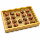Rayana Dubai Milk Chocolate Truffles Gift Box, Cranchy Pistachio with Kunafa, Premium, 18 Piece, 8.25 oz