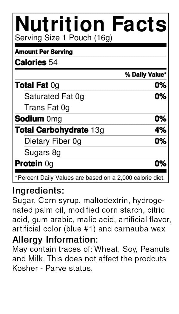 Only Kosher Candy Raspberry Flavored Tiny Tangy Fruity Chews Family Candy Multi Pack Oodles with Kosher Parve Fruity Candy 14 Pouch Per Pack (Pack