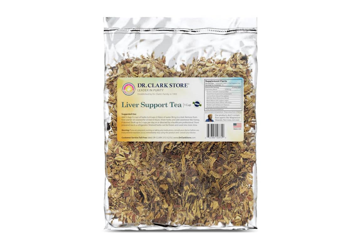 Dr. Clark Store Liver Support Tea - 1 Cup, Supports Liver Detox & Health