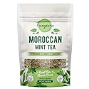 Moroccan Mint Tea - Tangiers Tea- Premium Green Tea with Refreshing Peppermint Leaves, Natural light Caffeine, 56g Loose Leaf