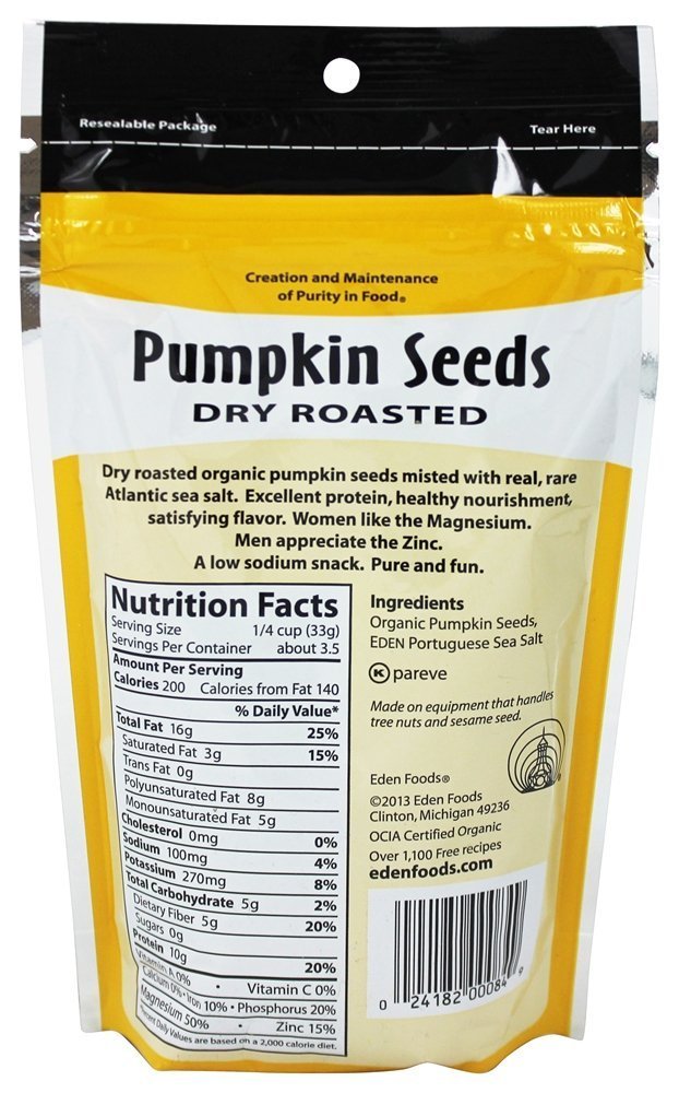 Eden Foods Pumpkin Seeds - 4 oz