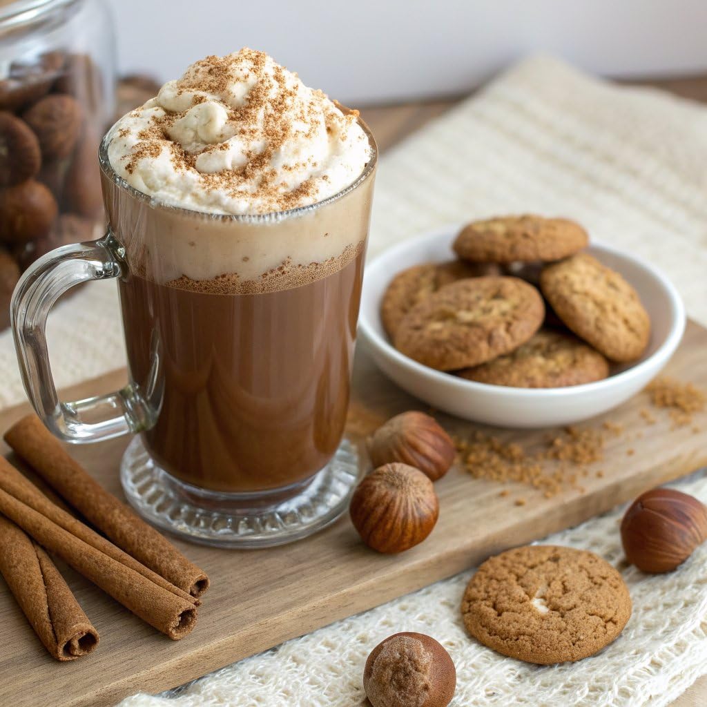 Caffe D'Vita Instant Hazelnut Cappuccino Mix - Instant Hazelnut Ground Coffee Beans, Gluten Free, No Cholesterol, No Hydrogenated Oils, No Trans Fat