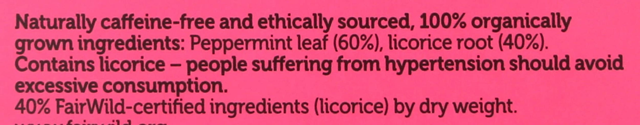 Pukka Organic Herbal Tea Peppermint & Licorice 20 Tea Bags