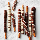 Mrs Prindables Chocolate and Caramel Dipped Pretzels - 10 Piece