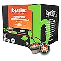 beaniac Flavor Freak Madagascar Vanilla, Flavored Light Roast, Single Serve Compostable K Cup Coffee Pods, Arabica Coffee with Natural Flavors, Keurig