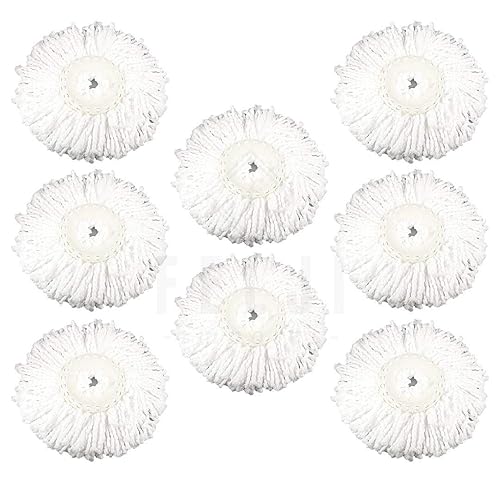 8 Pack Felji Microfiber Replacement Mop Pads Fit Hurricane PRO 360 Rotating Spin Magic