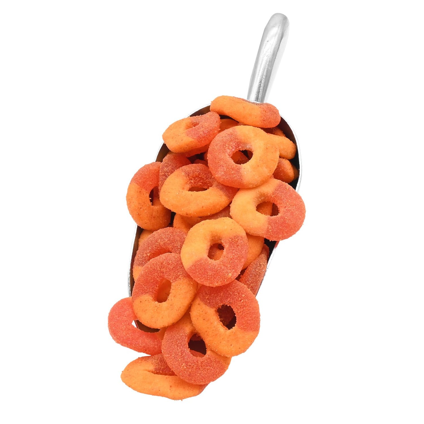 Candy Retailer Chili Chamoy Gummy Candy | Sweet and Spicy Peach Rings | 1 Lb