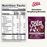 SOLA Granola, Low Carbs, Gluten free (Chocolate Raspberry, 11 Ounce (Pack of 1))