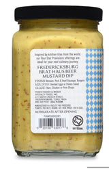 Four Star Provisions Fischer & Wieser - Sauces, Spreads, Jellies, Jams & Dips (Fredericksburg Brat Haus Beer Mustard Dip 11.1oz)