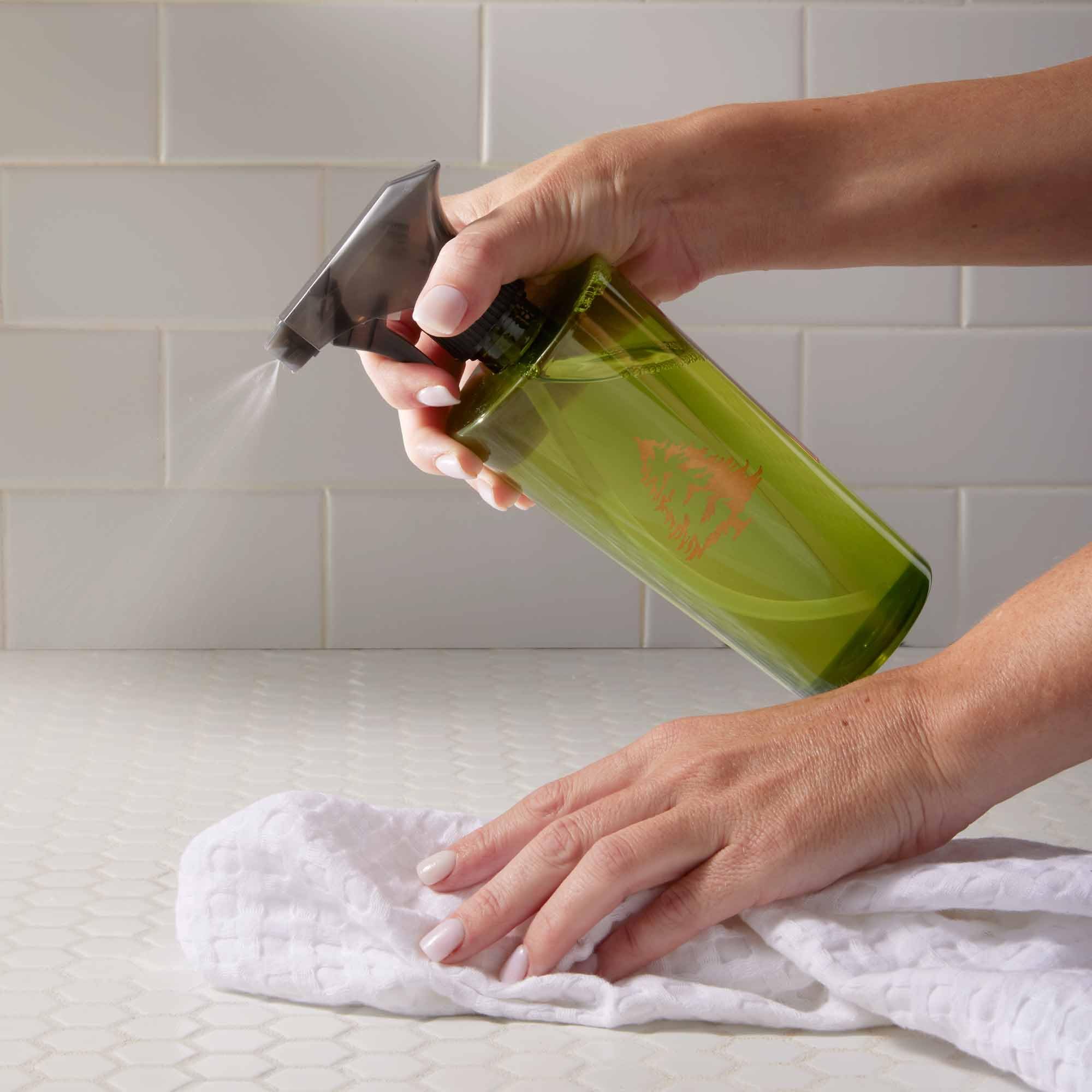 Thymes Frasier Fir All-Purpose Cleaner - Biodegradable Cleaner with Natural Essential Oils - Household Spray for Cleaning Bathrooms, Kitchens