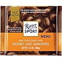 Ritter Sport Milk Chocolate with Honey Salt Almonds Bar, 3.5 Ounce (Pack of 11)