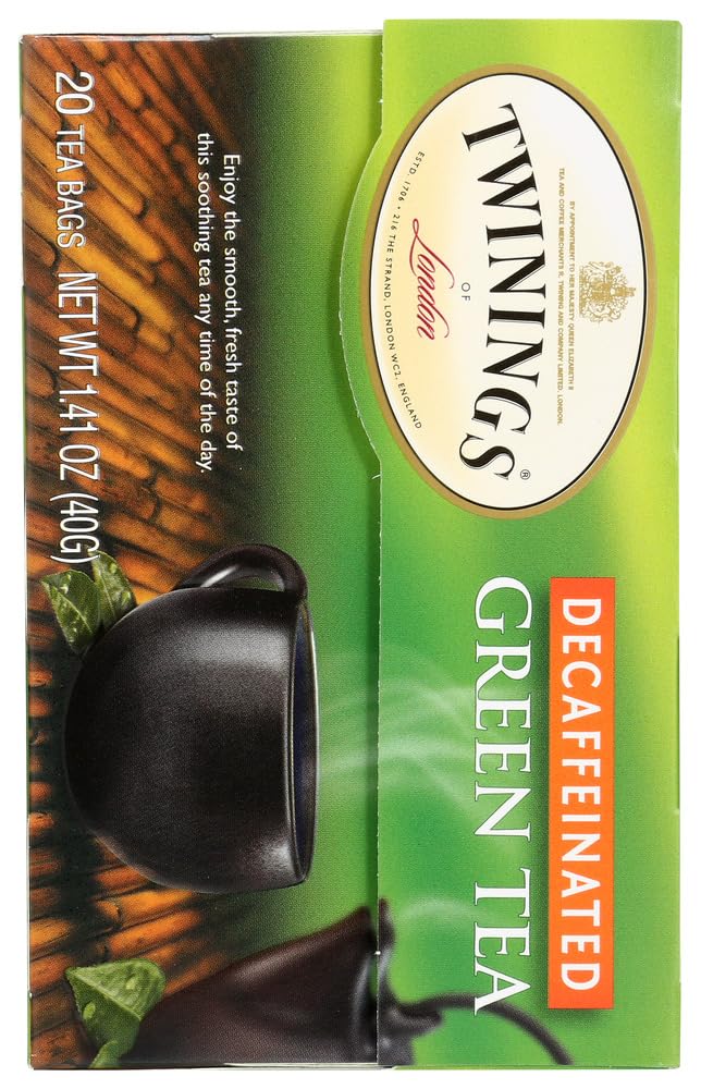 Twinings Decaffeinated Tea (Green Tea) - 1.41oz (3 packs)