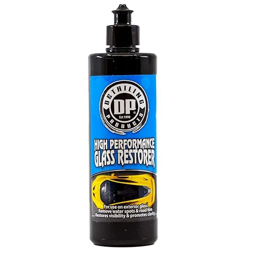 DP High Performance Glass Restorer | Enhances Exterior Glass Clarity & Safety | Streak-Free Formula for Crystal-Clear Visibility | 16oz