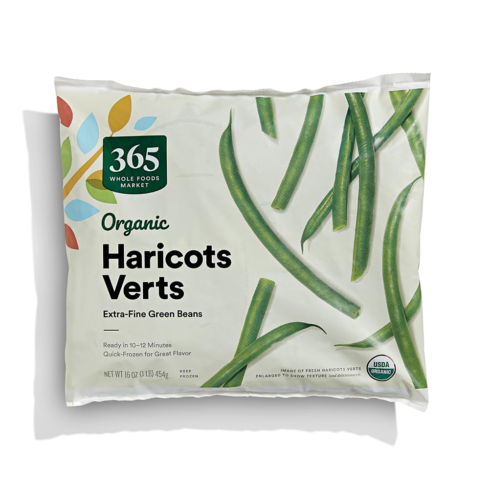 365 by Whole Foods Market, Organic Haricots Verts, 16 Ounce, (Frozen)
