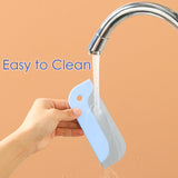 3 Pack Small Squeegees, Mini Squeegee for Windows, Mirrors, Bathroom Glass Shower Mirrors and Counter, Kitchen Countertops and Sink. Dish Scraper