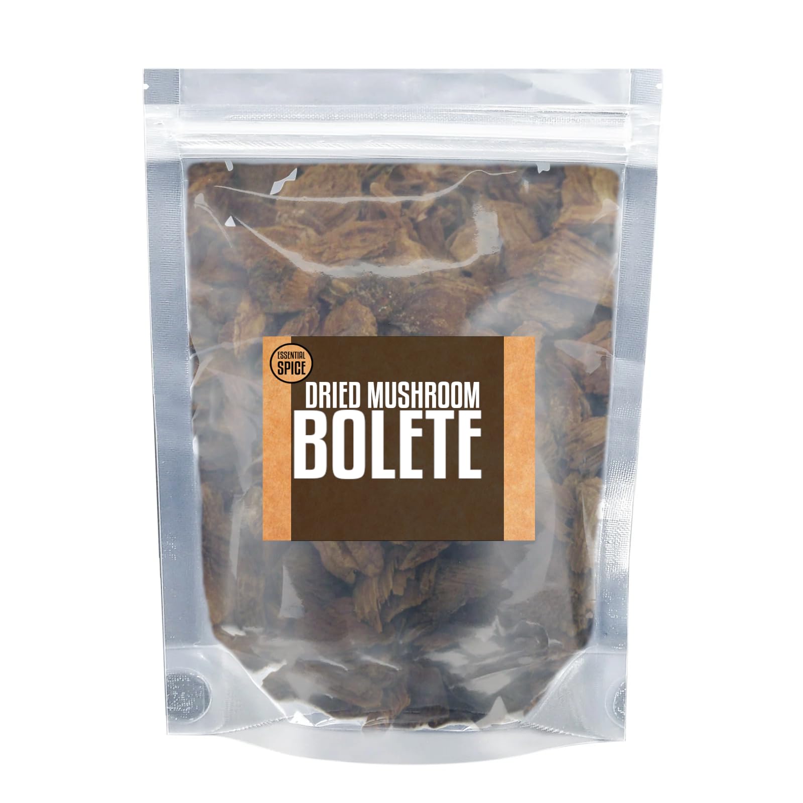 Essential Spice Dried Bolete Mushrooms - Whole, Bold Earthy Umami Flavor - Gourmet Wild Mushrooms for Broths, Stews, Sauces & Risottos - Easy