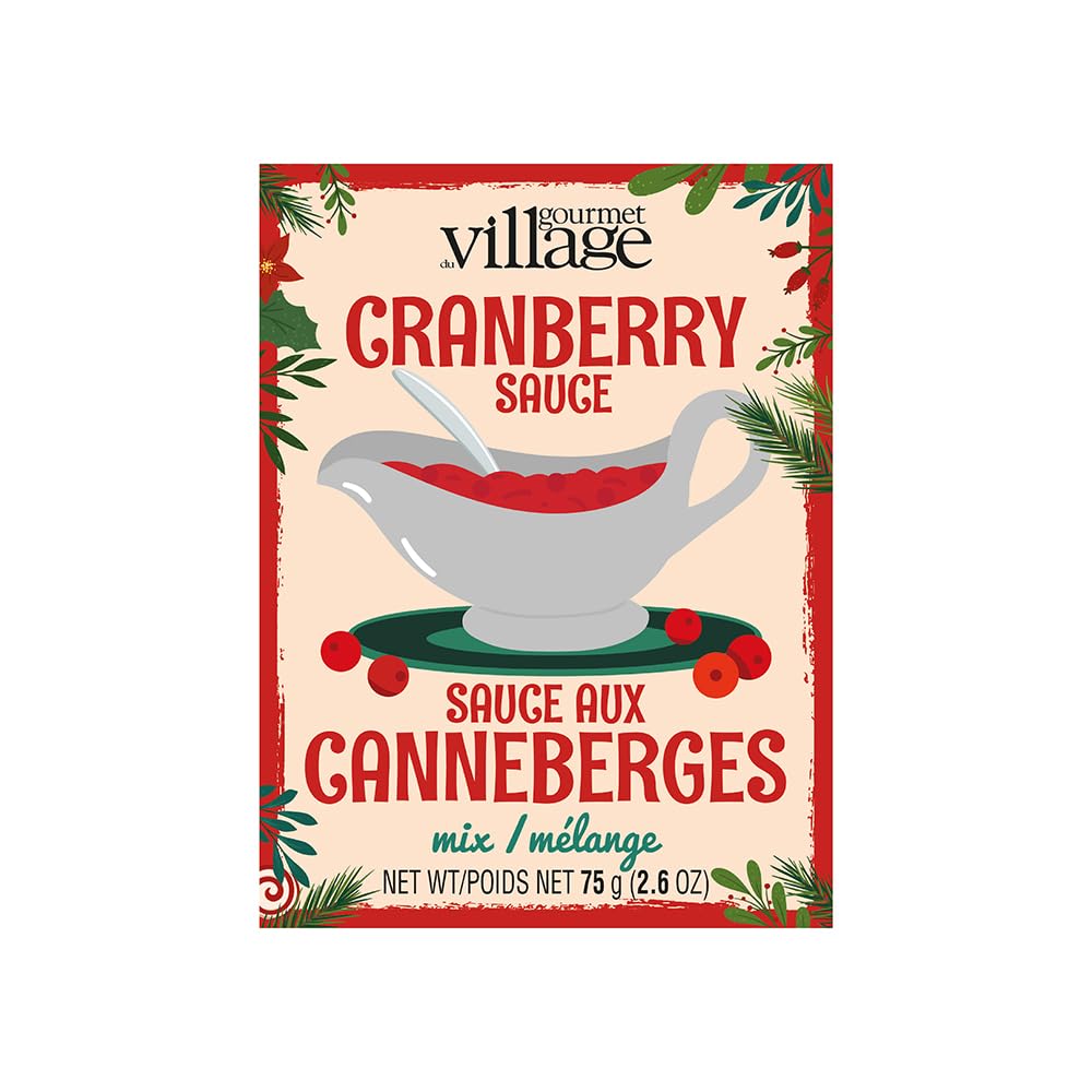 Gourmet du Village Seasonings Recipe Box Retro (Cranberry Sauce)