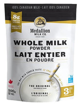 Medallion Brand Whole Milk Powder 500g - Dried Milk from Canada, Free of Antibiotics, No rbST or rBGH