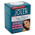 Jolen 1.2 Ounce Creme Bleach Mild Sensitive Plus Aloe Vera (Pack of 2)