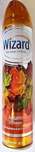 Wizard The Magic of Fresh Air Freshener 10Oz Autumn Breeze (Package May Vary) Pack of 3