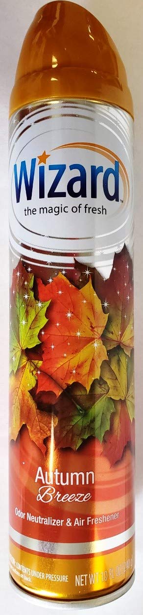 Wizard The Magic of Fresh Air Freshener 10Oz Autumn Breeze (Package May Vary) Pack of 3
