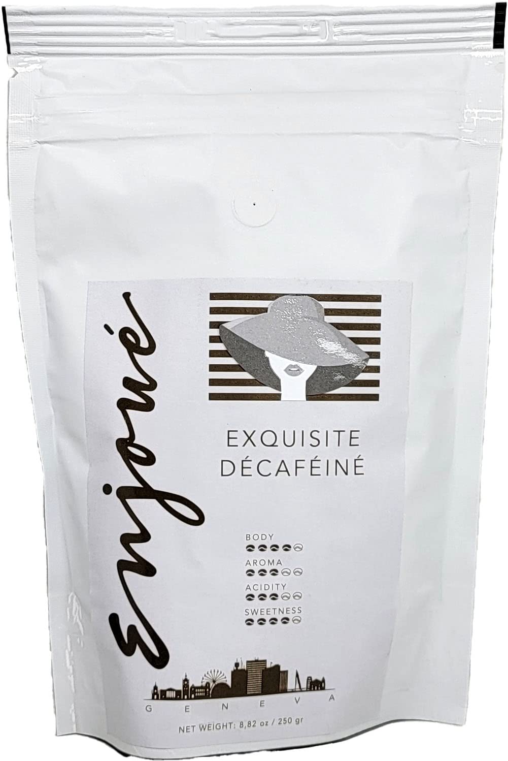 Enjoué - Exquisite Décaféiné Ground Coffee 8.8oz/250g