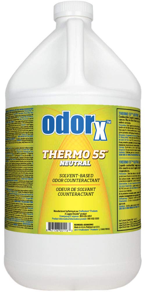 PRORESTORE ODORx Thermo 55 Solvent-Based Odor Counteractant for Thermal Fogging, 1 Gal (433001902)