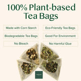VAHDAM, Sweet Cinnamon Tea Bags (100 Pyramid Tea Bags) Non GMO, Gluten Free, No Artificial Flavor | Cinnamon Masala Chai Tea Bags | Whole Leaf Tea