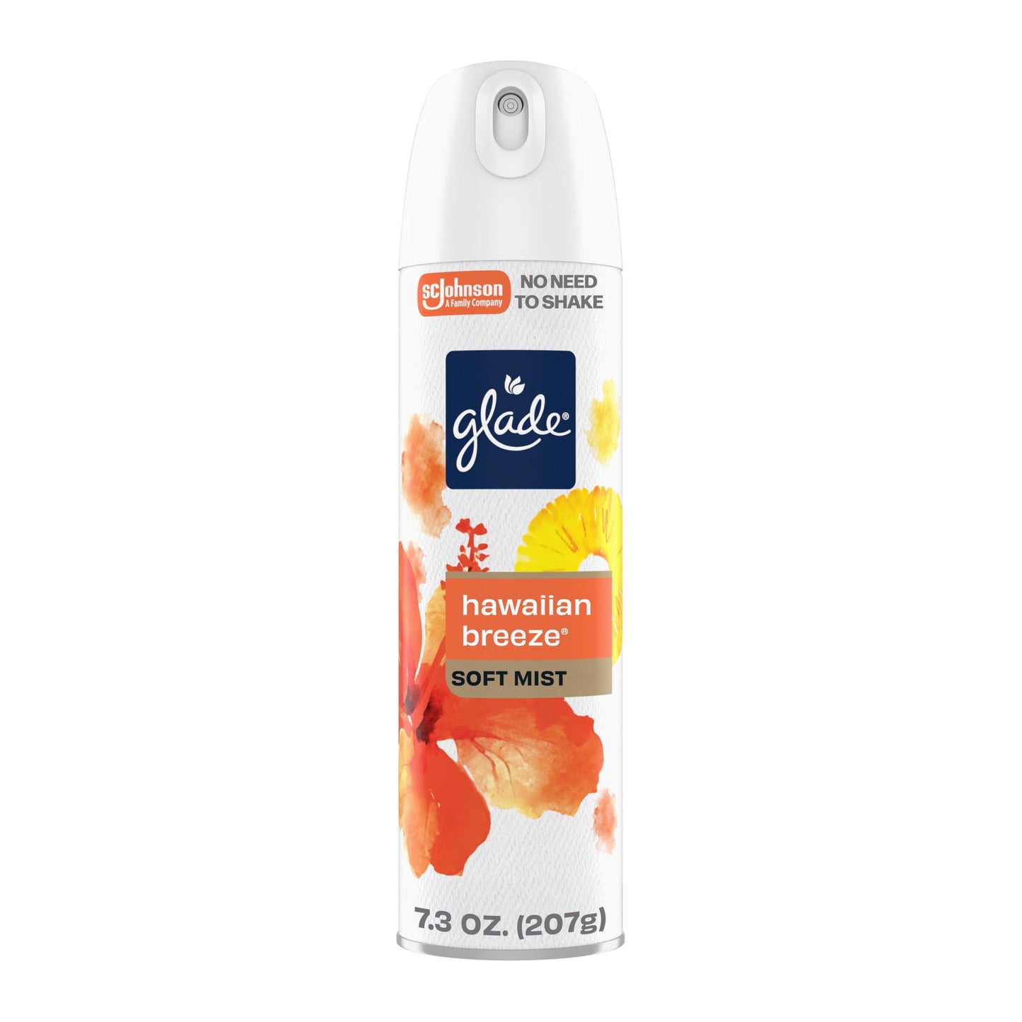 Glade Odor Fighting Soft Mist Air Freshener Room Spray, Hawaiian Breeze, 7.3oz., 1 count