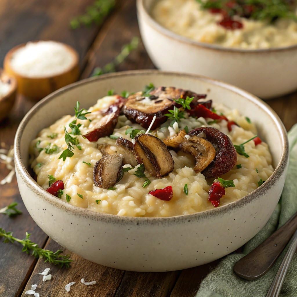 Amy's Frozen Meals, Mushroom Risotto Bowl, Made with Parmesan Cheese, Gluten Free, 9.5 oz