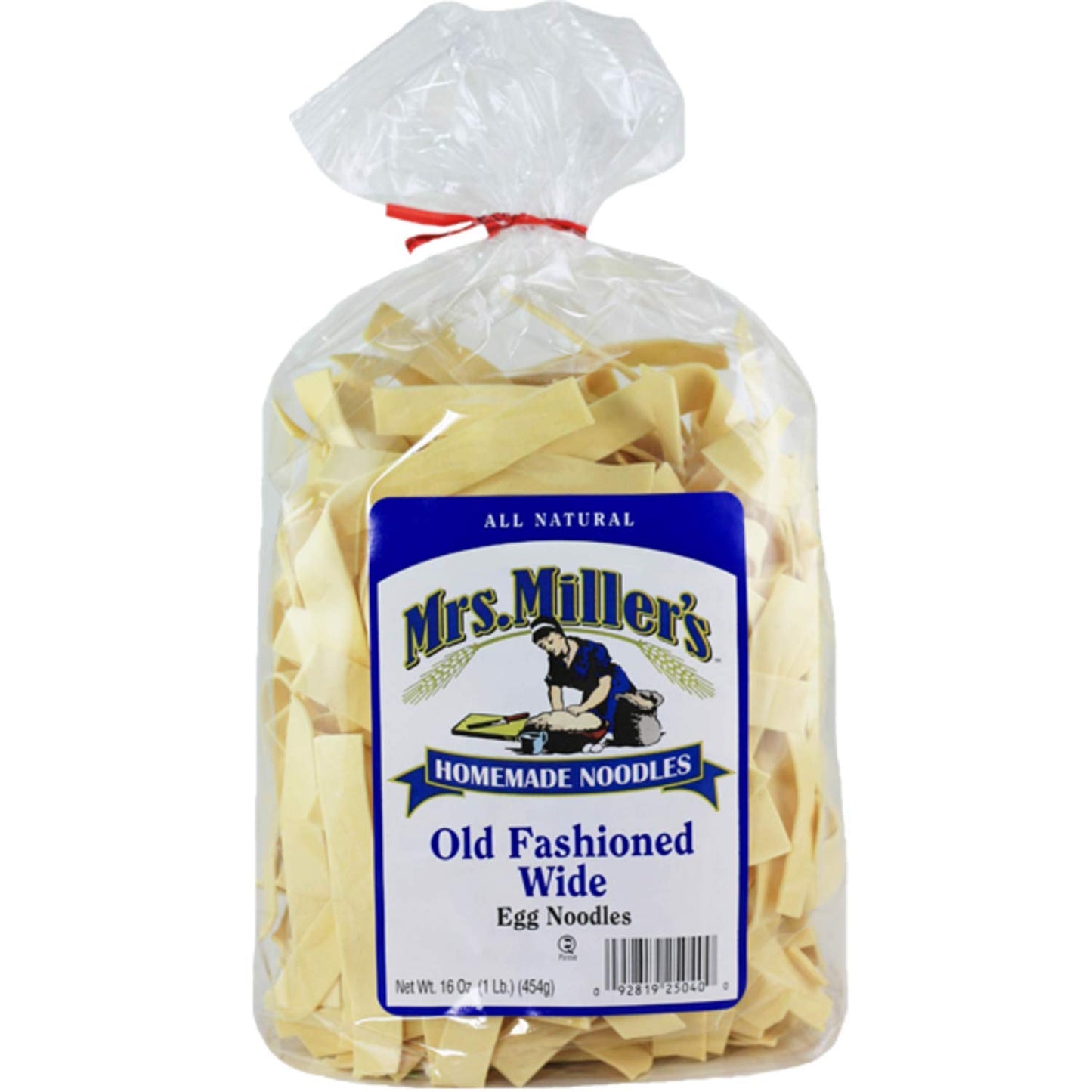 Mrs. Miller's Old Fashioned Wide Noodles, 16-Ounce (Pack of 6)