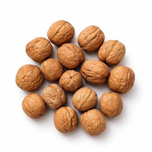 Raw California Walnuts In Shell, Whole Unsalted California Chandler Walnuts - Natural Healthy Snack, Easy to Crack, Resealable Bag - Perfect