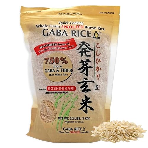Japanese GABA Rice Brown Rice Whole Grain Sprouted Brown Rice 2.2LBS