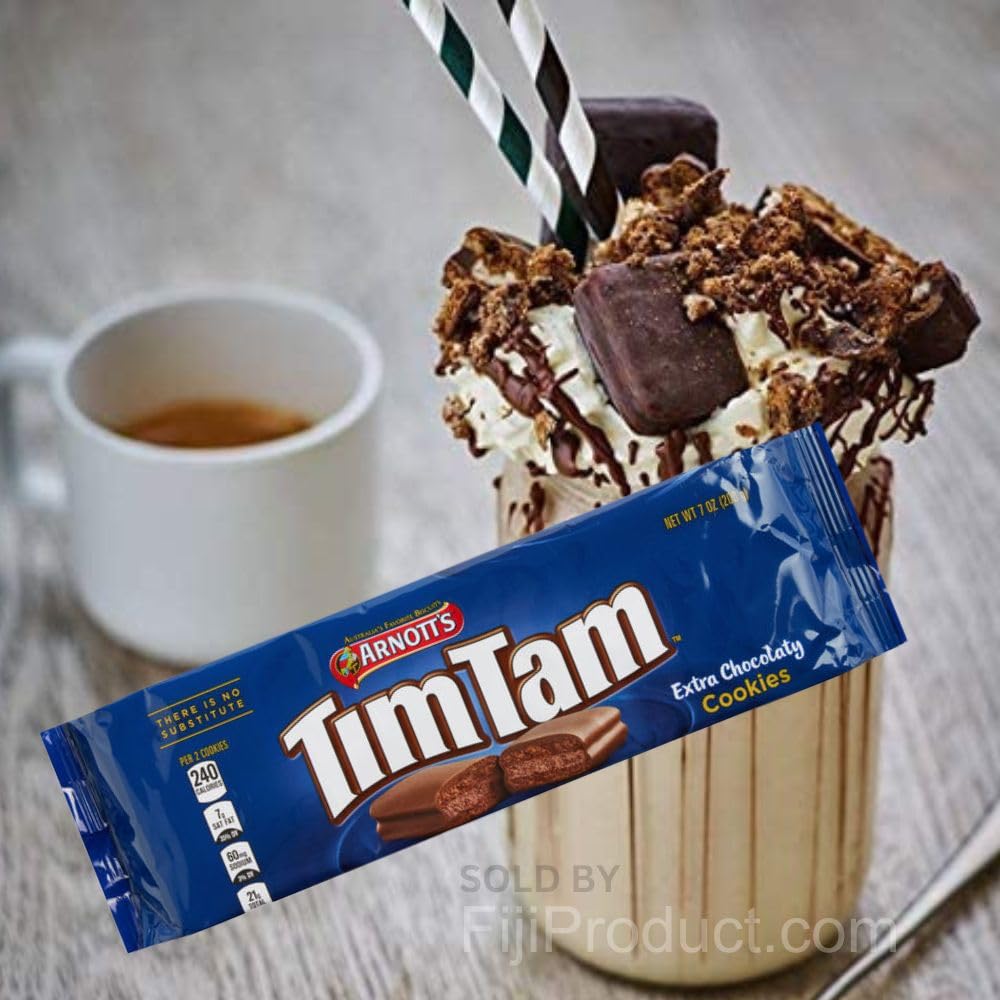 Tim Tam Sampler - Extra Chocolaty, Original, Dark, Chewy Caramel - Chocolate Cream Filling, Imported from Australia (4 Pack) Deliciousness Chocolate