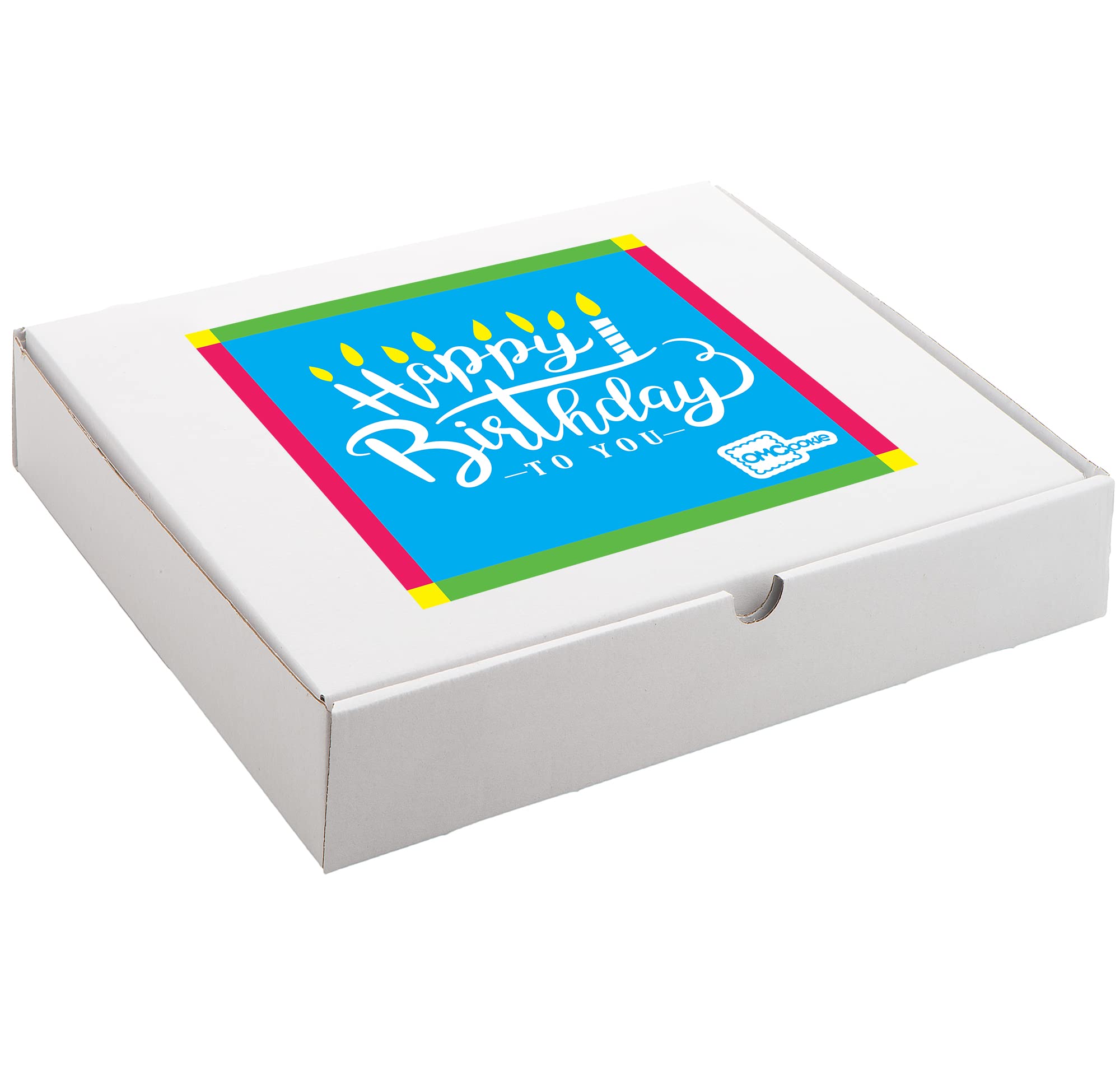 Happy Birthday Cookies 12 PACK Gift Basket | INDIVIDUALLY WRAPPED For Kids Men Women | Decorated Party Favors Gift Box | Nut Free
