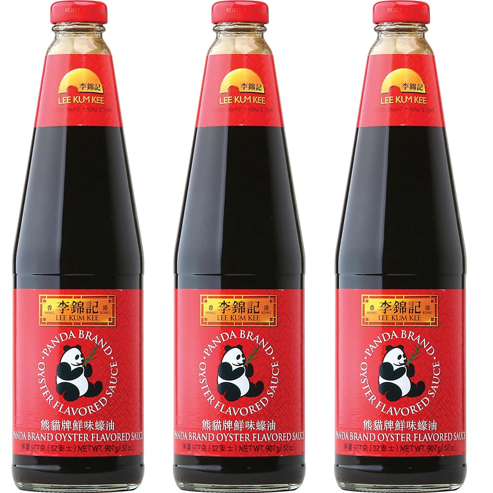 LKK Panda Oyster Sauce 32oz, 3pack
