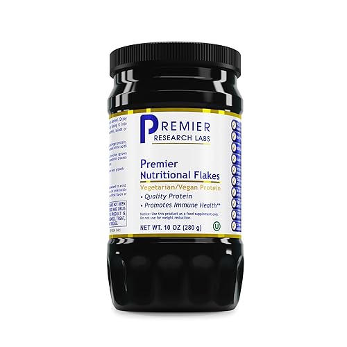 Premier Research Labs Nutritional Flakes - Fortified Nutritional Yeast Flakes for Baking, Immune Support & Nutrition with Protein & Vitamin B12
