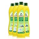 Frosch Natural Lemon Scouring Cream Cleaner, 16.97 fl oz (Pack of 4)
