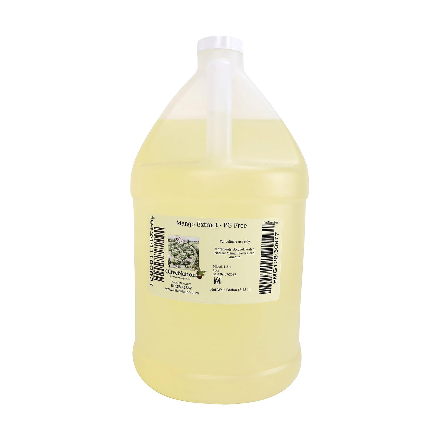Mango Extract For Baking - Beverages - Fillings - Sauces - Water Soluble - Non-GMO - Gluten Free - Kosher - Vegan - 32 ounces
