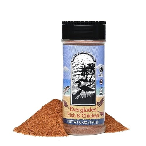 Everglades Fish & Chicken Seasoning - For Shrimp, Fish, Crab, Lobster, Poultry - 6 oz
