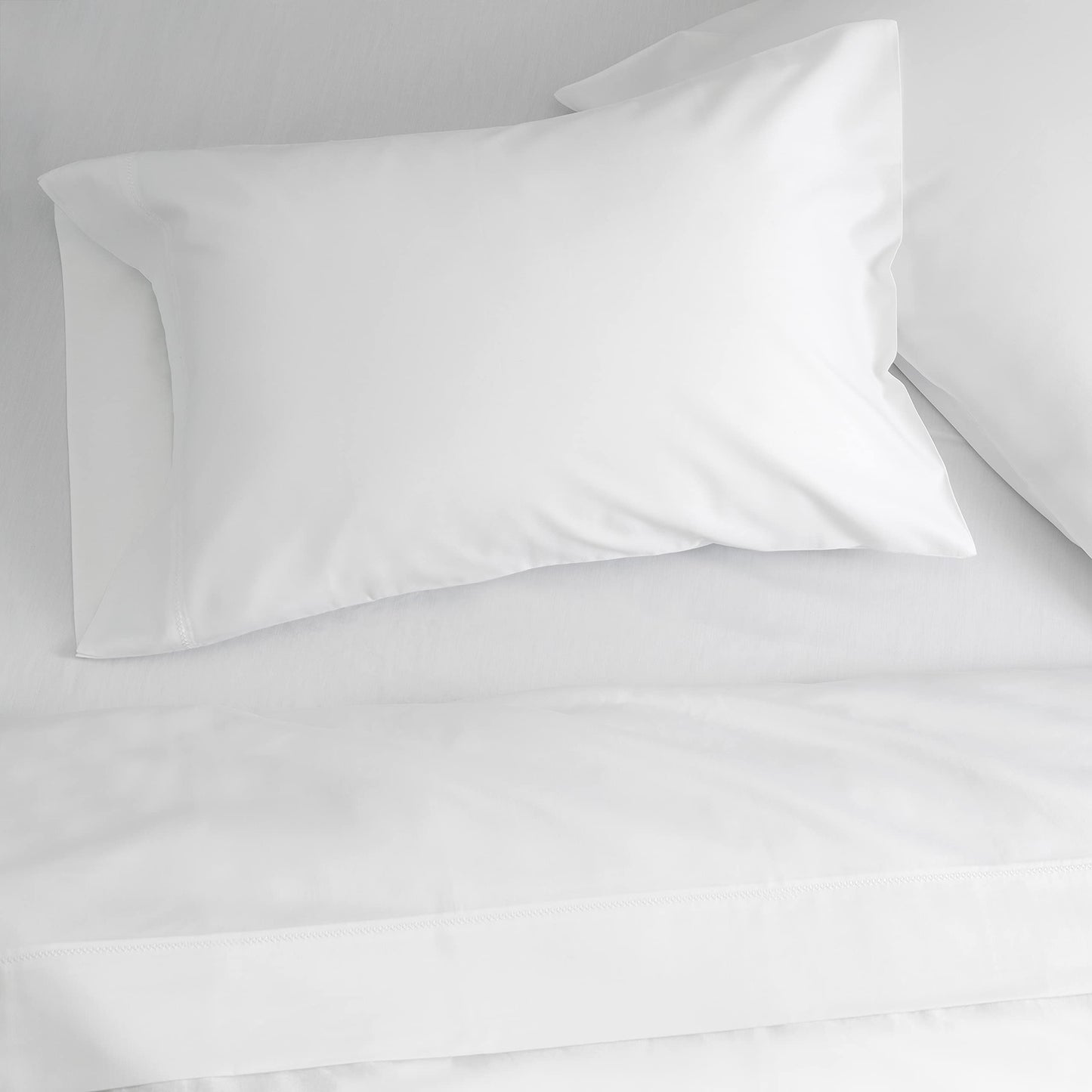 Hotel Style 500 Thread Count Luxury Rich Fiber Blend with Lyocell Full Size Winkle Resistant & Quick Dry Sheet Set (Artic White)