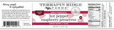Terrapin Ridge Farms Hot Pepper Raspberry Preserves - Sweet & Spicy Blend of Ripe Raspberries & Jalapeños - Perfect for Bagels, Glazes, and Appetizers