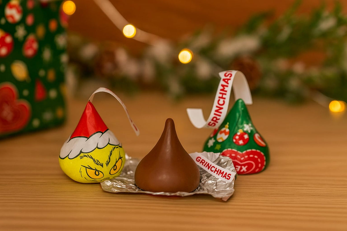 Christmas Milk Chocolate Grinchmas Candy Bag 2 LB- Holiday Gift Set & Bulk Treats 2 Pound.